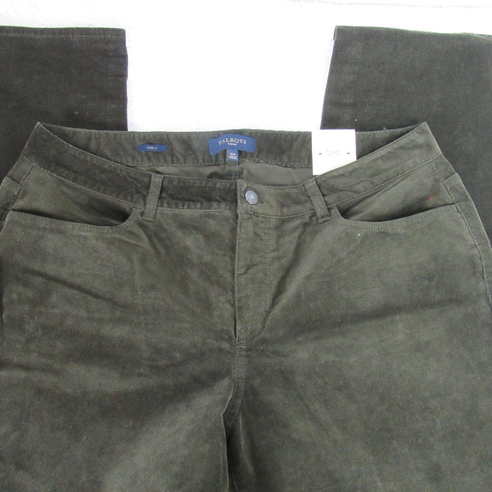 Talbots Slimming Curvy Curduroy Pants 16W NWT